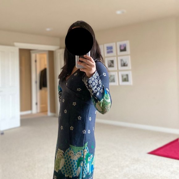 Women's European Contro Corrente Owl Dress - Picture 2 of 3